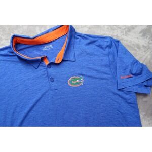 Columbia Sportswear Men's 2XL XXL Blue Florida Gators Performance Polo Shirt‎